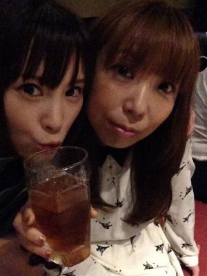 Keiko with Yuriko after Kalafina LIVE TOUR 2014 in Tokyo Kokusai
